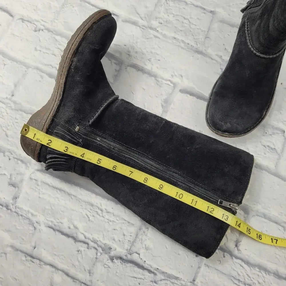 UGG Black Suede Desoto Boots size 7